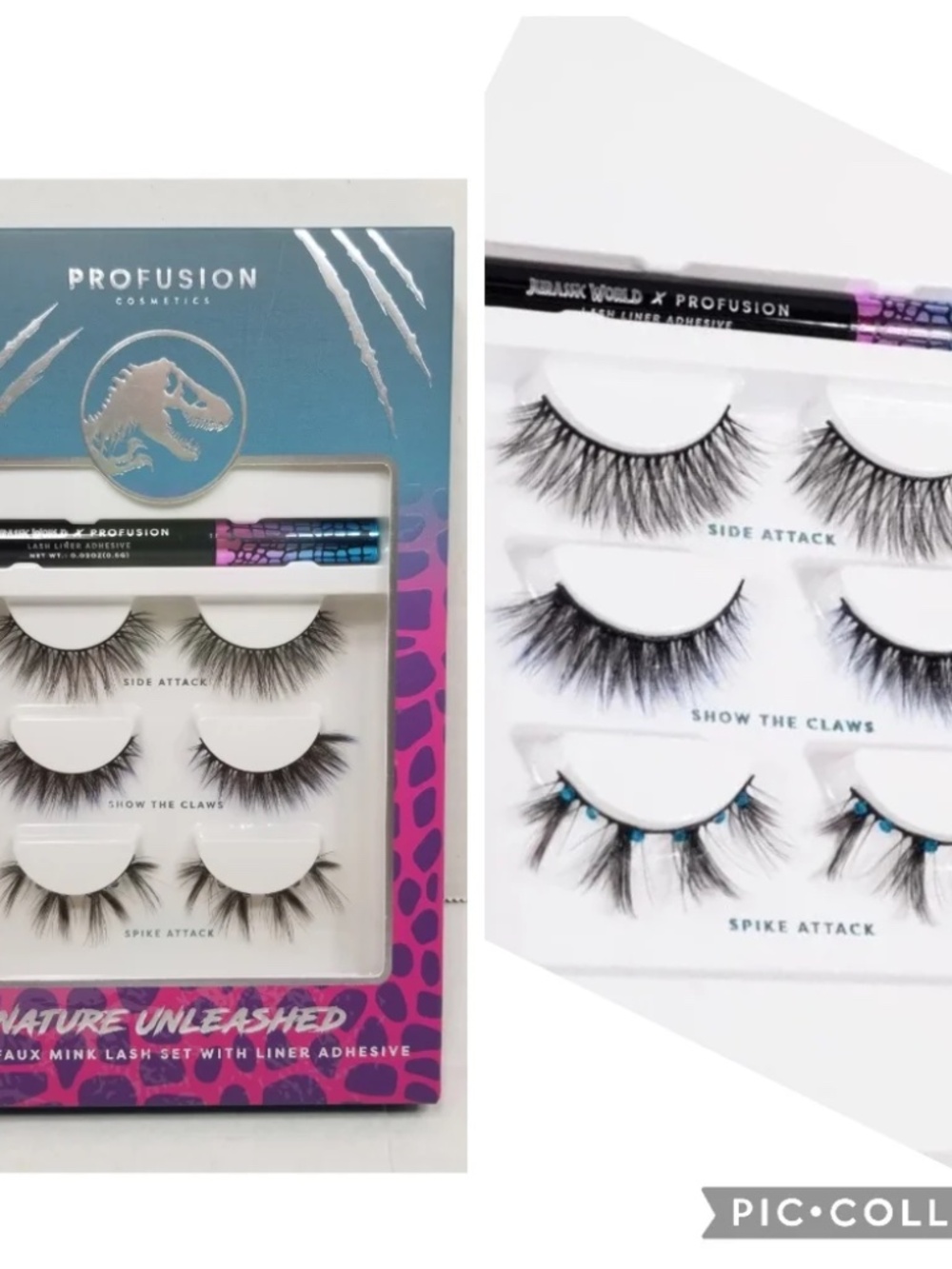 New Jurassic World x Profusion Cosmetics Nature Unleashed 3 Faux Mink Lash Set